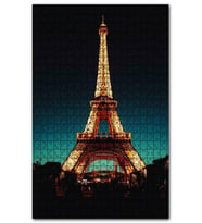 Cakapuzzle Eyfel Kulesi Puzzle Yapboz MDF (Ahşap) (500 Parça)