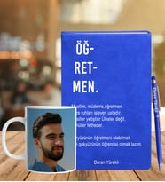 Öğretmenler Gününe Özel Defter Kalem Ve Kupa Seti (Model 2)