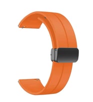 Gear S2 KRD-84 20mm Silikon Kordon (Koyu Turuncu)