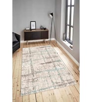 Dijital Baskılı Yıkanabilir Kaymaz Modern Renkli Salon Halısı Mutfak Halısı Yolluk ND-HY-806 (Bej)