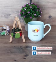 Hakem Kupa Bardak Beyaz ve Fotoğraflı Ahşap Anahtarlık Hediye (Model 5)