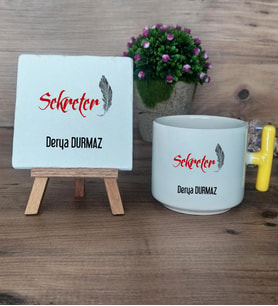 Kişiye Özel Sekreter Hediye Seti Kupa Bardak T Kulplu ve Dekoratif Taş Sekretere Hediye (Model 5)