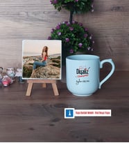 Diyaliz Hemşiresi Fotoğraflı Dekoratif Taş, Kupa Bardak Beyaz Hediye Tıp Bayramı Hediyesi Hemşireler Günü Hediyesi (Model 5)