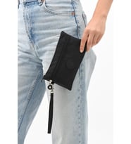 Klinkır El Çantası Cüzdan Kalemlik Fonksiyonel Kullanım Kalem Kutusu 20*12 Cm Makyaj Çantası (Siyah)