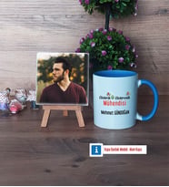 Elektrik Elektronik Mühendisi Fotoğraflı Dekoratif Taş, Kupa Bardak Beyaz Hediye (Model 4)