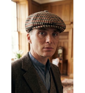 Peaky Blinders Şapka Newsboy Trend 8 Parça Kasket Fötr cp224p (Turuncu)