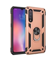 Xiaomi Mi 9 Kılıf Yüzüklü Zırh Tank Vega (Gold)