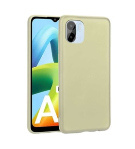 Xiaomi Redmi A1 Kılıf Zore Premier Silikon Kılıf (Gold)