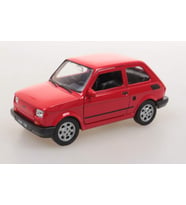 RECEP İVEDİK Fiat BİS 126 1/36 Ölçek 12cm  (ÖZEL PLAKALI) (Kırmızı)