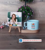 İspanyolca Öğretmeni Fotoğraflı Dekoratif Taş, Kupa Bardak Beyaz HediyeÖğretmenler Günü Hediyesi (Model 8)