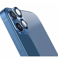 Logis Apple İphone 12 Renkli Kamera Lens Koruma Camı 2li (Mavi)