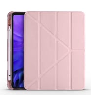 iPad 10.2 (8.Nesil) Kılıf Zore Kalem Bölmeli Standlı Tam Uyumlu (Rose)