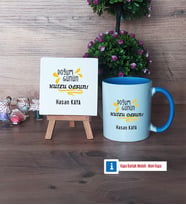 Doğum Günü Hediyesi Dekoratif Taş, Kupa Bardak Kırmızı Hediye (Model 3)