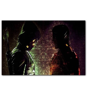 Cakapuzzle Okçular Karşı Karşıya  Puzzle Yapboz MDF (Ahşap) (1000 Parça)