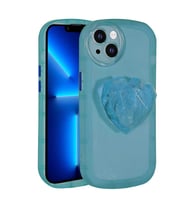 iPhone 13 Kılıf Kamera Korumalı Pop Soketli Renkli Ofro Kılıf (Mavi)