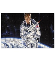 Cakapuzzle Astronot James Bond Puzzle Yapboz MDF (Ahşap) (1000 Parça)