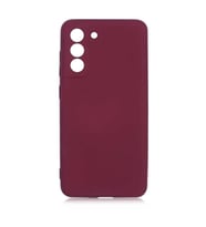 Samsung Galaxy S21 FE Kılıf Özel Orijinal Lansman Serisi, İçi Kadife, Pürüzsüz Yumuşak ve Mat TPU Silikon (Koyu Mor)