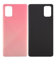 Samsung Galaxy A71 Uyumlu Arka Pil Batarya Kapağı SM-A715F (Pembe)