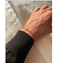 DÜĞÜM BİLEKLİK İTALYAN MODEL GOLD, GÜMÜŞ VE ROSE RENK 925 AYAR GÜMÜŞ BİLEKLİK (Rose)