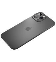 Uyumlu Model Apple iPhone 13 Pro Max Kılıf Ultra İnce Hayalet Sert Kapak (Füme)
