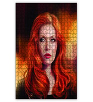 Cakapuzzle Abaddon Supernatural Fanart Puzzle Yapboz MDF (Ahşap) (255 Parça)