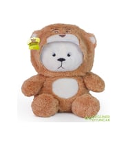 70 Cm Kapşonlu Uykumcuk Peluş Ayıcık Panda (Kahverengi)
