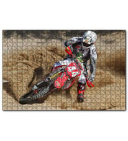 Cakapuzzle Motokros ve Çöl Kumları  Puzzle Yapboz MDF (Ahşap) (1000 Parça)