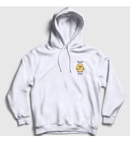 Presmono Unisex Beyaz Duck You Ördek Kapüşonlu Sweatshirt 447160tt (Beyaz)