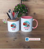 İtfaiyeci Kalemlik, Kupa Bardak T Kişiye Özel Hediye (Model 9)