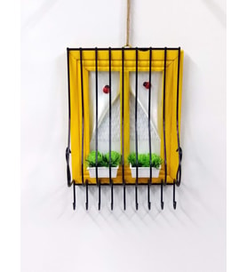 Pencere Tasarımlı Renkli Anahtarlık 16x25