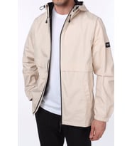 Ghassy Co Erkek Rüzgarlık/Yağmurluk Outdoor Yırtmaç Detaylı Mevsimlik Spor Ceket (Taş)