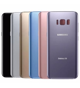 Samsung Galaxy S8 G955 Arka Kapak Cam Pil Batarya Kapağı ORJİNAL (Siyah)