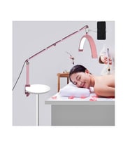 Moonlight Masa Montajlı Standlı Kalıcı Makyaj, Cilt Bakımı, Tırnak, Kaş,Kirpik Yapımı İçin Led Lamba (Pembe)