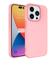 Vendas iPhone 15 Pro Max Uyumlu Lansman Serisi Içi Kadife Ipek Dokulu Lansman Kılıf (Pembe)