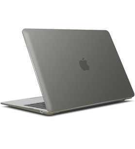 Apple MacBook Pro 13.3" M2 2022 2020 A2251 A2289 A2338 Kılıf Mat Ön Arka Kapak (Gri)