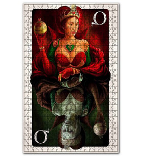 Cakapuzzle İskanbil Kartlar Lira Ölüm Görseli Puzzle Yapboz MDF (Ahşap) (500 Parça)