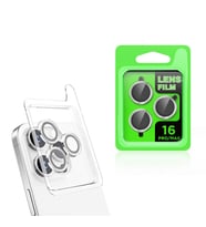 iPhone 16 Pro CL-07 Kamera Lens Koruyucu (Gümüş)