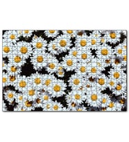 Cakapuzzle Bembeyaz Papatyalar  Puzzle Yapboz MDF (Ahşap) (500 Parça)