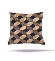 Çiçek Ağaç Kilim Etnik Desen Gizli Fermuarlı Yastık Kılıfı Kırlent Kılıfı Koltuk Yastık Kılıfı  (Gri - Ekru)
