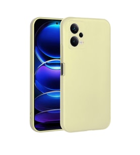 Xiaomi Redmi Note 12 5G Kılıf Zore Premier Silikon Kılıf (Gold)