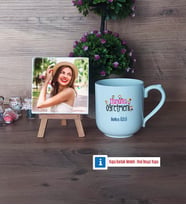 İtalyanca Öğretmeni Fotoğraflı Dekoratif Taş, Kupa Bardak Beyaz Hediye (Model 5)