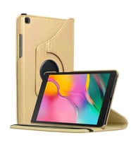 Samsung Galaxy Tab A T290 Uyumlu 8 Inç Dönerli Tablet Kılıfı (Gold)