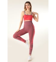 Miofit Yüksek Bel Kadın Spor Uzun Tayt (NEON)