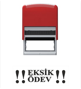 Eksik Ödev Öğretmen Kaşesi (Siyah)