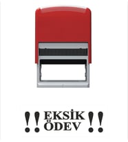 Eksik Ödev Öğretmen Kaşesi (Siyah)