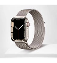 Apple Watch 7 45mm KRD-01 Metal Kordon (Bej)