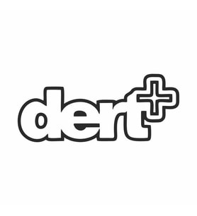 Dert+ Araba Sticker siyah 18x7 CM (Siyah-Siyah)
