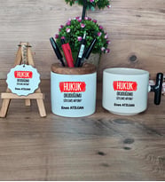  Hukuk Okuduğumu Söylemiş Miydim  Hediye Sepeti Kupa Bardak T Kulplu, Kalemlik ve Anahtarlık Hukuk Öğrencisine Hediye (Model 6)