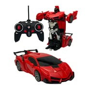Uzaktan Kumandalı Robota Dönüşen Araba FERRARİ (Kırmızı)