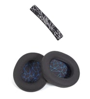 SteelSeries Arctis 3 5 Yedek Kafa bandı ve Kulaklık Pedi SET Kulaklık Yastığı Süngeri Headband (Açık Mavi)